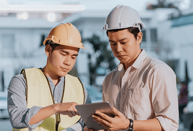 建設現場で活躍するインドネシア特定技能人材