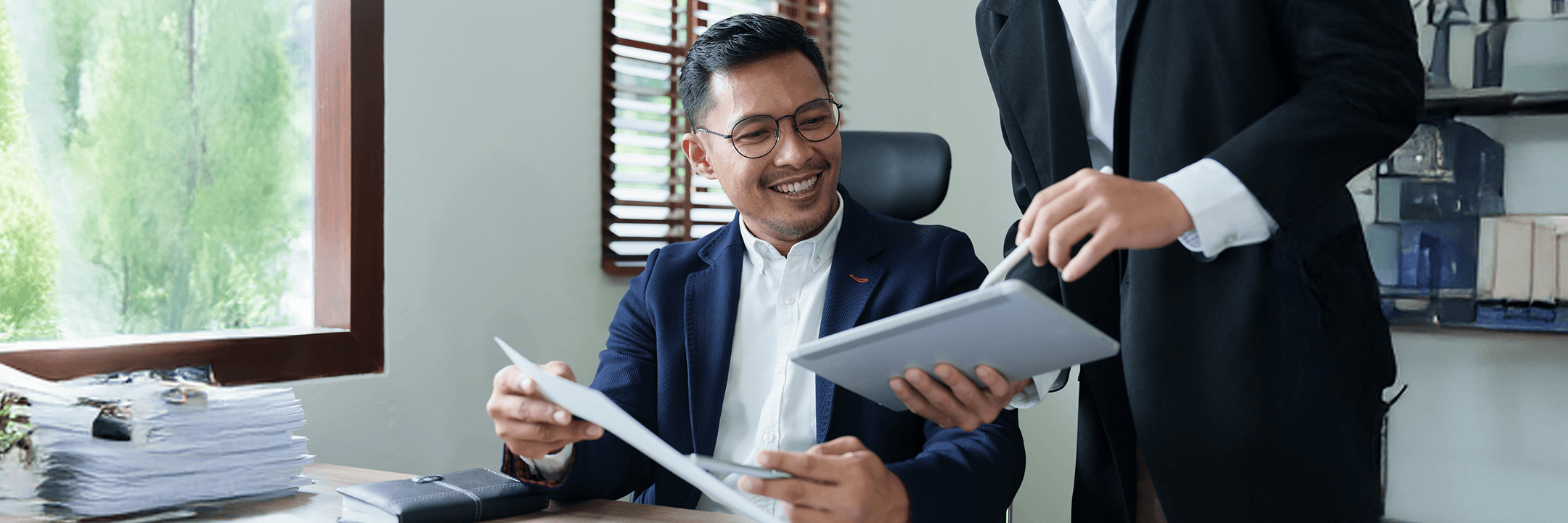 エグゼクティブ人材とのミーティング風景